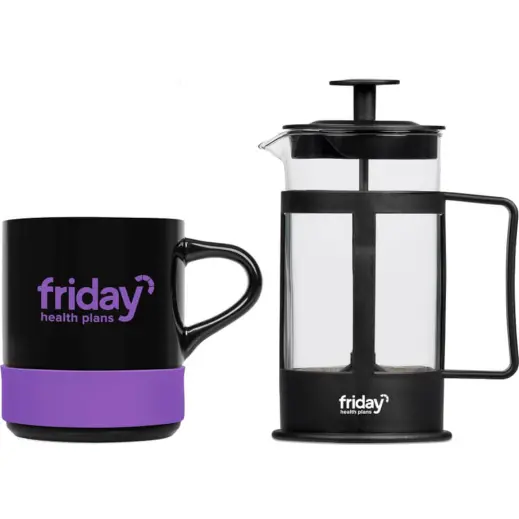 Kooshty Mixalot Black Koffee Set Branded